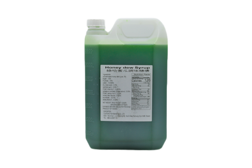 Honeydew Syrup 綠哈密瓜汁 5KG