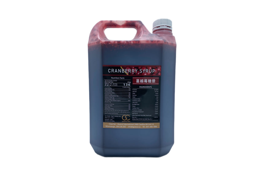 Cranberry Syrup 蔓越莓汁 5KG